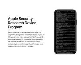 苹果推出“安全研究设2017苹果app试玩备计划”，并提供一台“特殊” 的 iPhone
