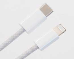传苹果 iPhone 1应用试客平台2 将会提供一条全新闪电至 USB-C 编织线