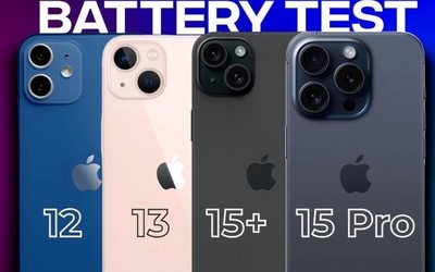 iPhone 15 Pro等四款苹果手机续航测试 15 Plus赢麻了