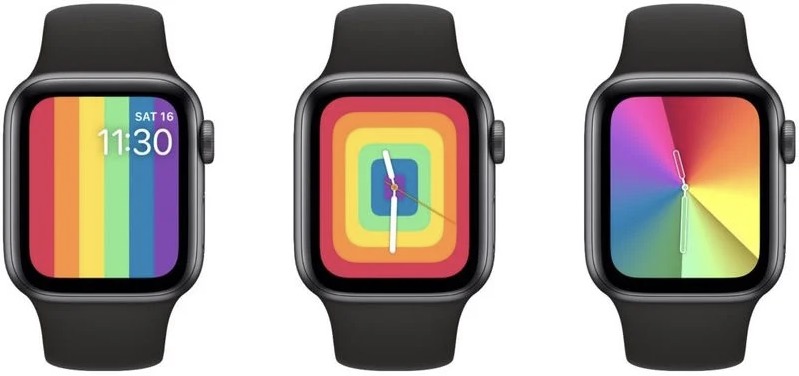 苹果发布 watchOS 6.2.5，带来全新彩虹表盘
