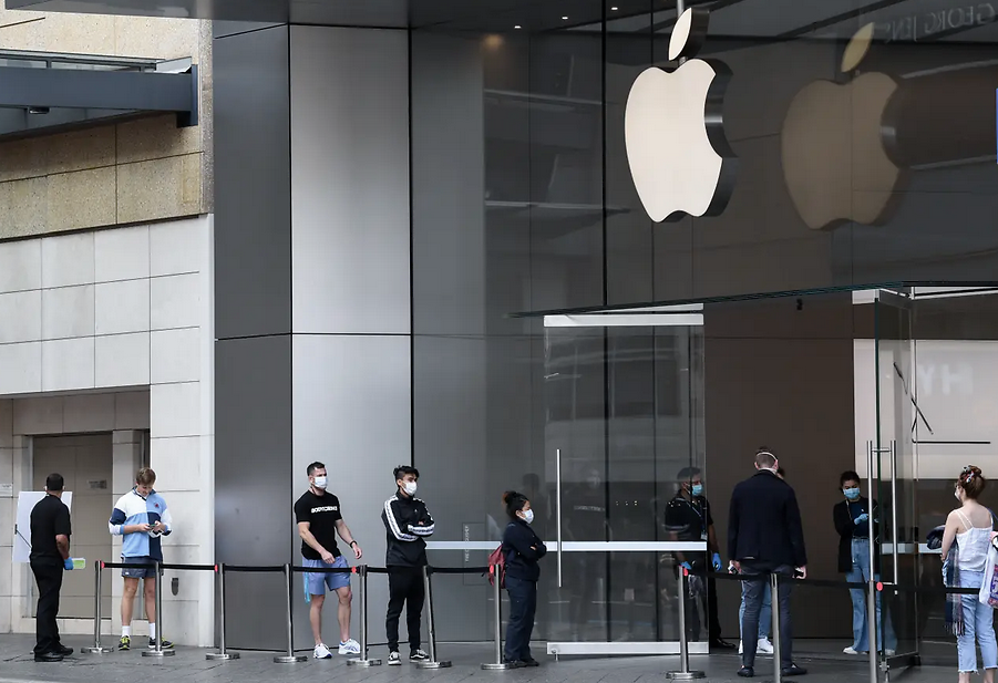 澳大利亚苹果店恢复营业：控制客流量、保持距离