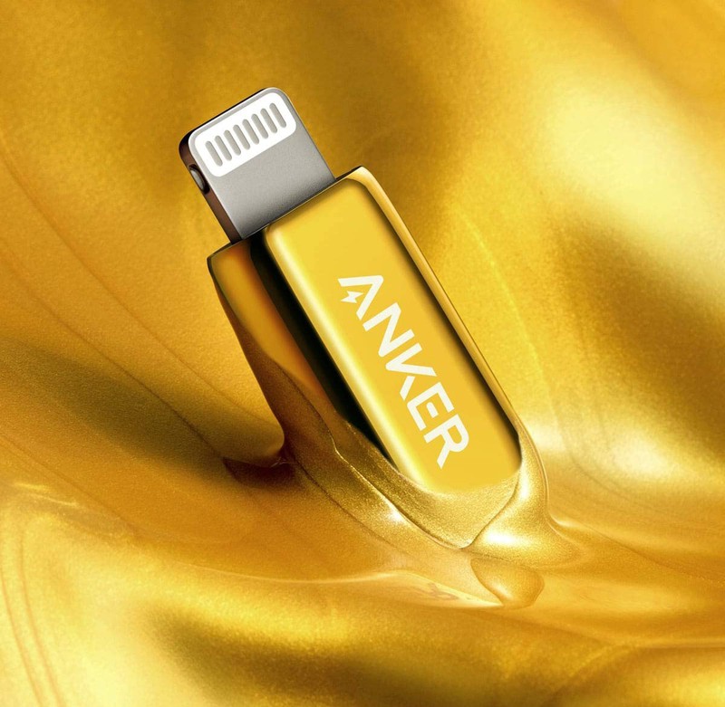 Anker 发布 24K 镀金 USB-C 至闪电线，100 美元