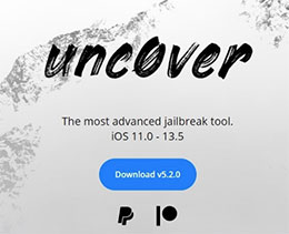 unc0ver 5.2.0 发布：支持 iOS 13.5.5 Beta 苹果app试玩自动抢任务越狱