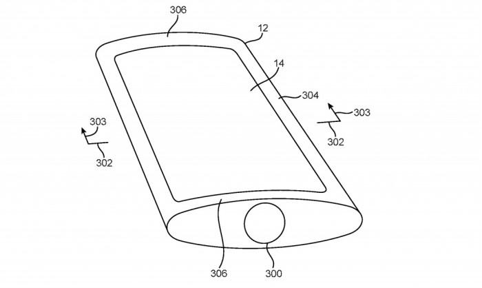 专利显示苹果研究曲面 iPhone 机身：采用环绕式显示屏