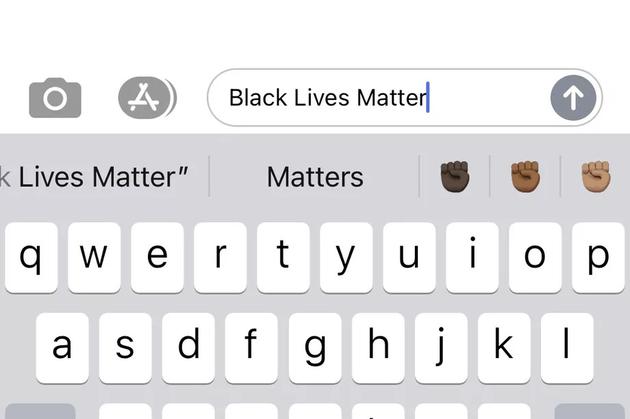 苹果 iOS 输入法新增黑人人权 emoji：标志性举拳头