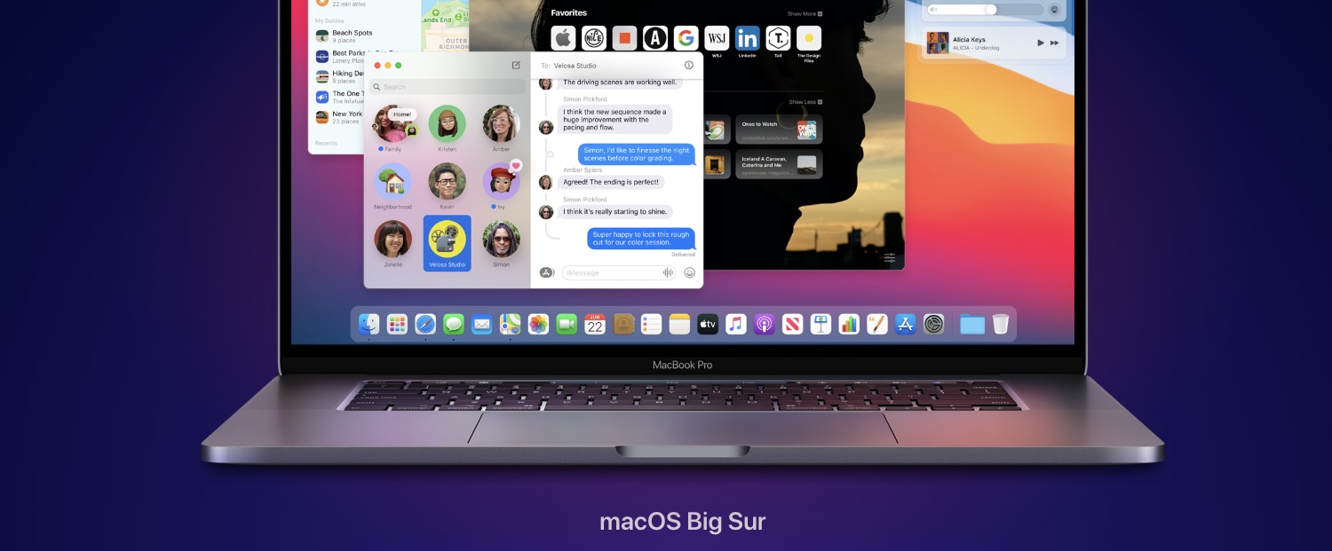 苹果发布 macOS Big Sur：全新界面、更像 iOS